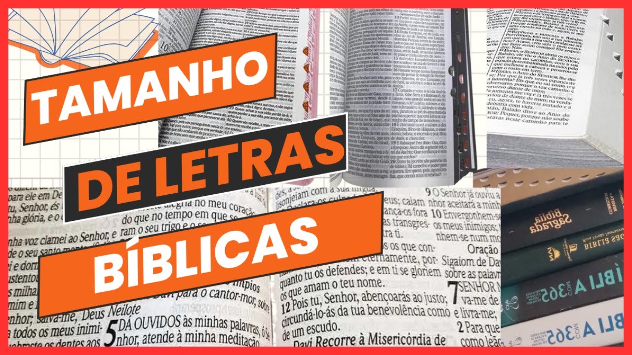 🔴Quais Os Tamanhos De Letras Bíblicas? Qual A Maior Letra Bíblica?