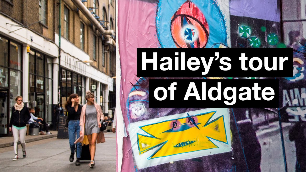Tour of Aldgate with Architecture student Hailey