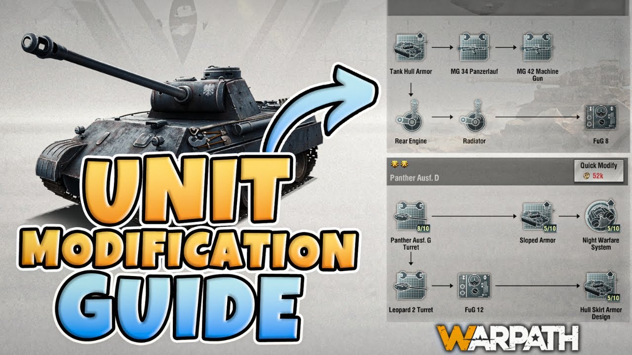 Warpath - Ultimate Unit Modification Guide | (February 2024)
