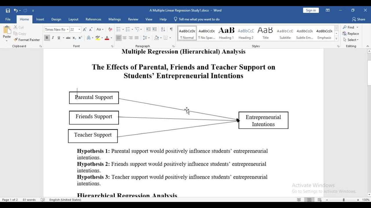 Regression (Hierarchical) Analysis with 5 point Likert Scale Data in SPSS.