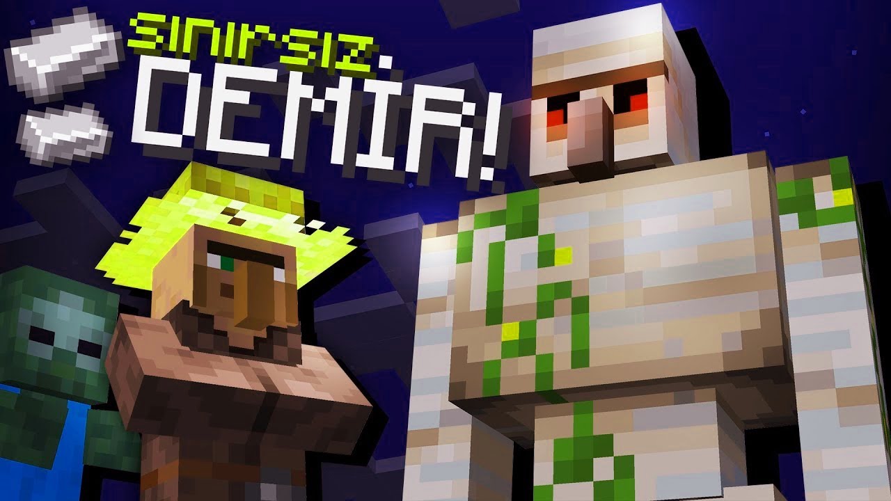 Minecraft Demir Farmı Yapımı (Saate 300+ Demir)