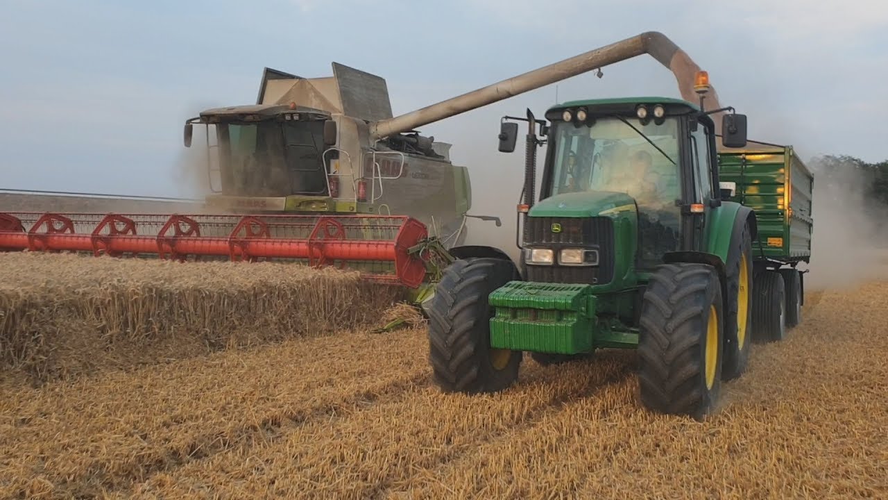 Wielkie Żniwa 2019 ☆ SUSZA ☆ Claas Lexion 580 ☆2xJohn Deere ☆