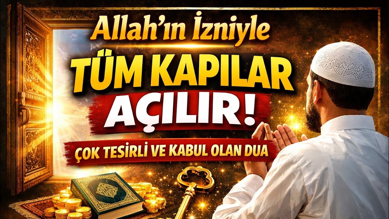 Allah’ın İzniyle Tüm Kapılar Açılır | Çok Tesirli ve Kabul Olan Dua