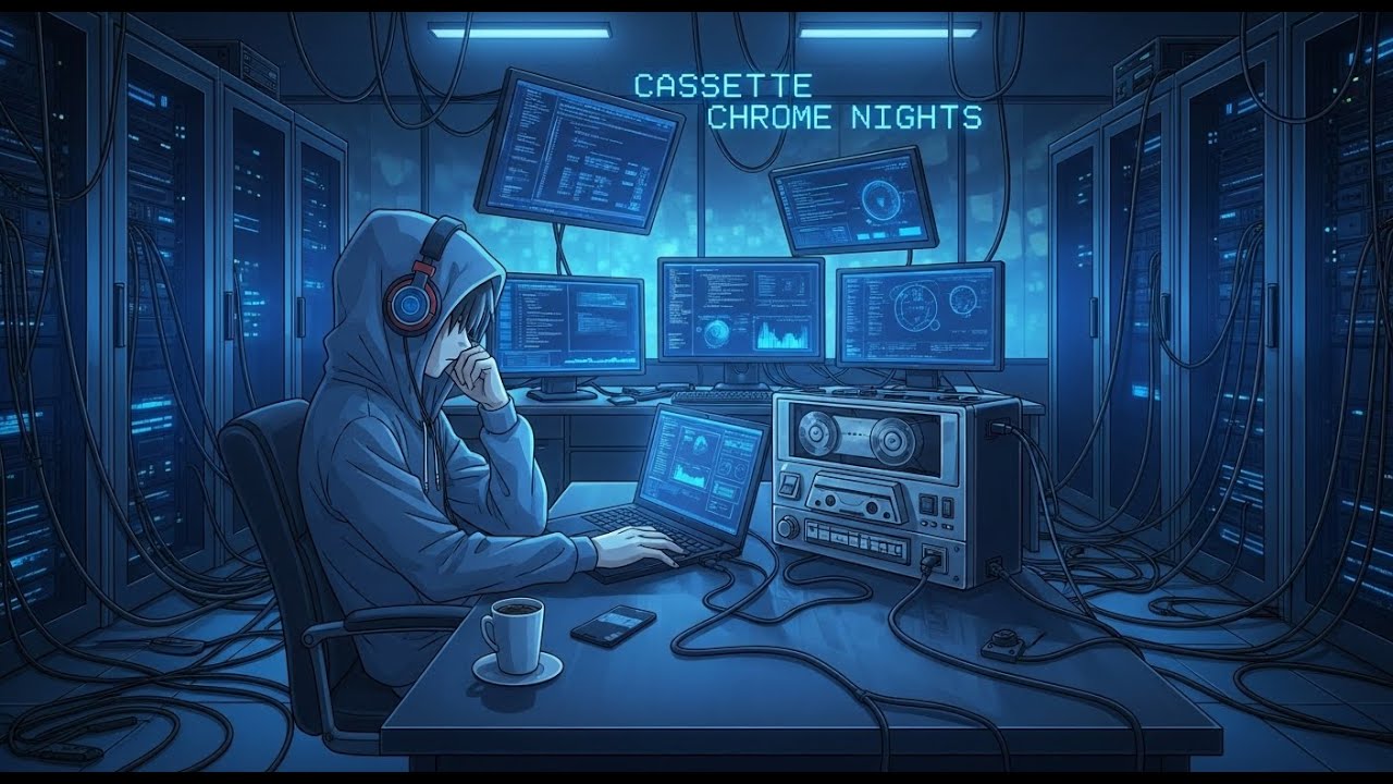 Cassette Chrome Nights | Lo-Fi Chill Hop #loficoding #lofi #officechillhop