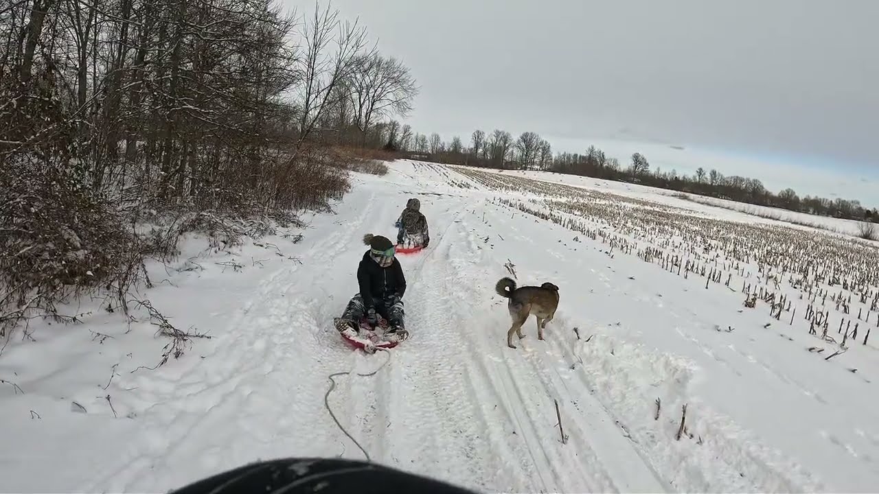 snow day riding