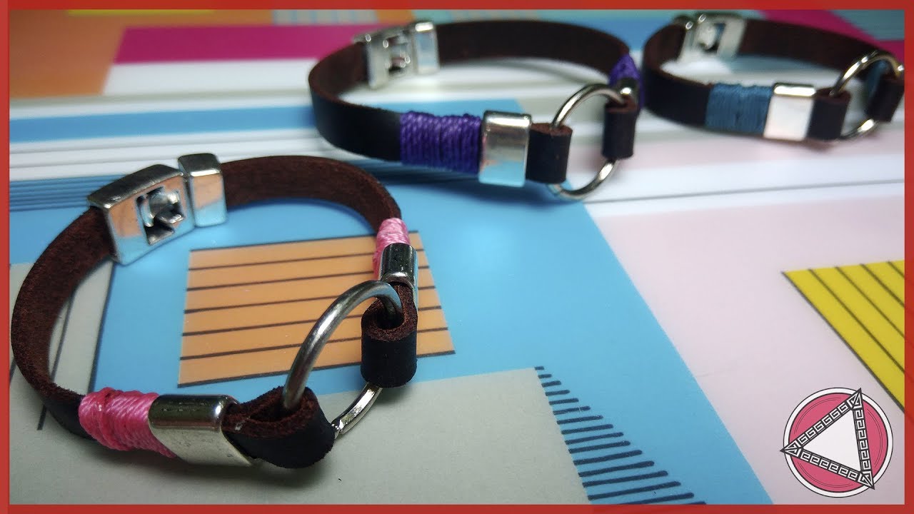 PULSERA MODERNA de cuero - DIY Tutorial