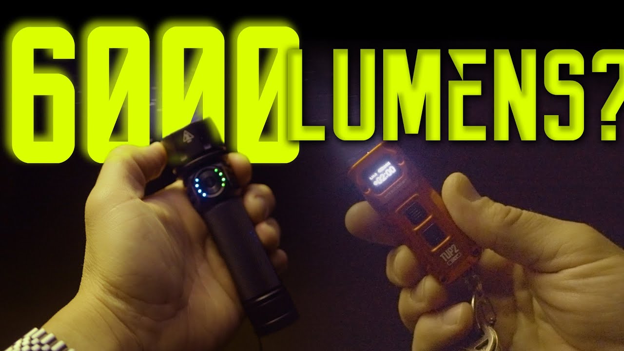 NiteCore Releases a New Portable Sun - OR Two! NiteCore EX7 and TUP2 EDC Flashlights