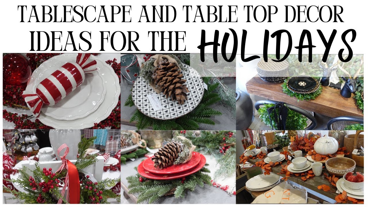 THE BEST! TABLESCAPE & TABLE TOP DECOR IDEAS FOR 2023 | COMINGHOME STORE