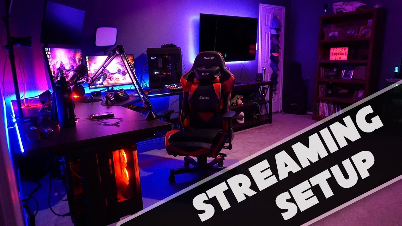 2021 STREAMING SETUP / GAMING ROOM TOUR
