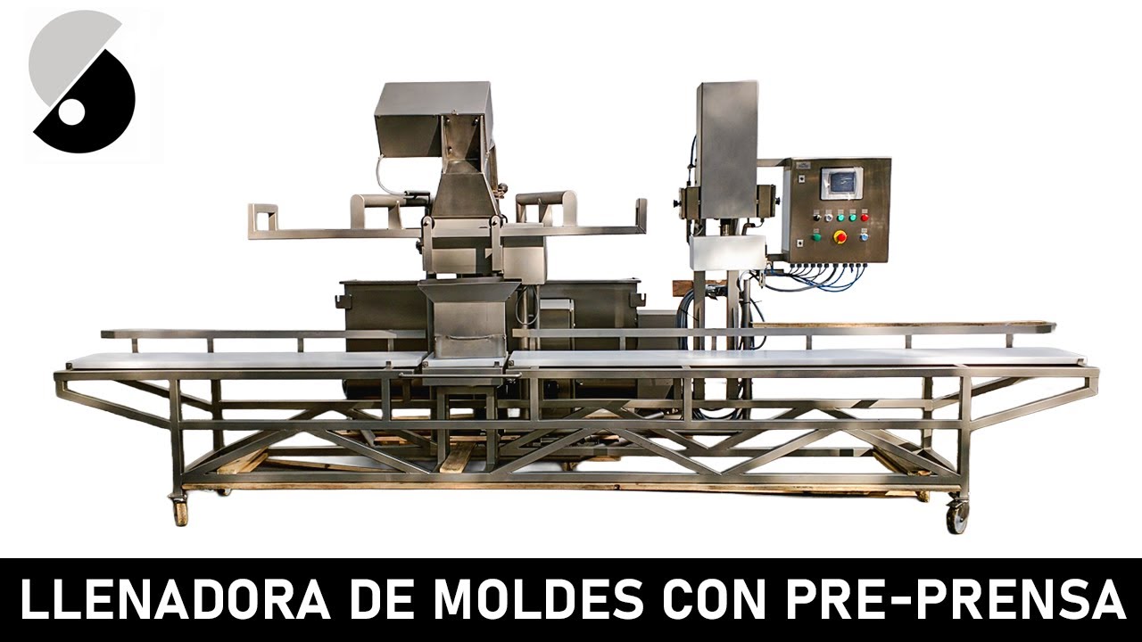 Llenadora de Moldes con Pre-Prensa