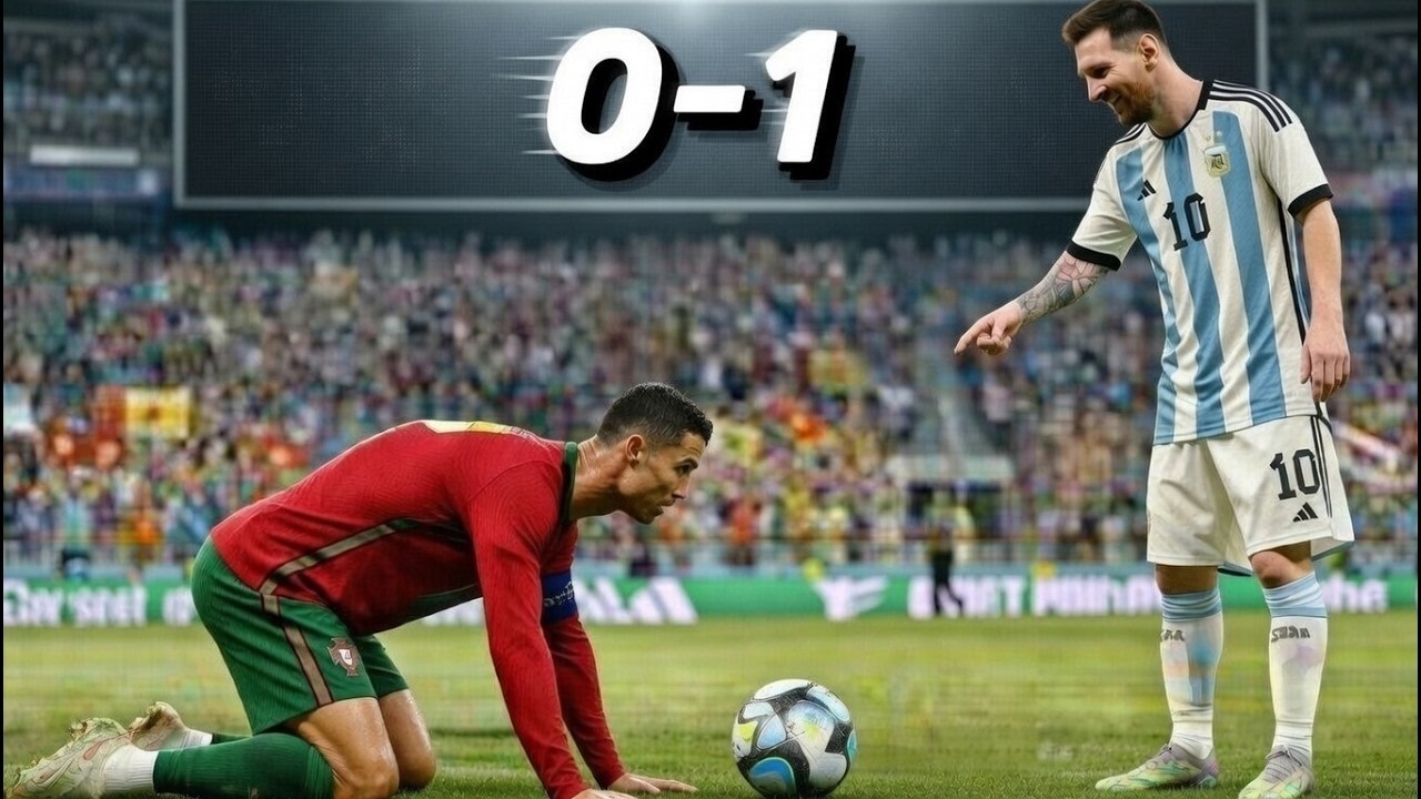 Messi Has The Skills... But Ronaldo Has Discipline 🥅🏟️⚽.