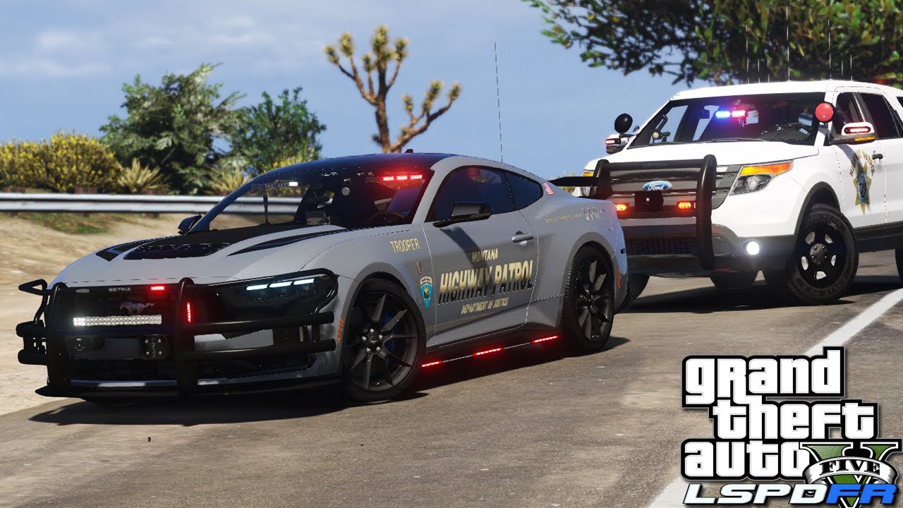 GTA 5 LSPDFR - OTOYOL DEVRİYESİ - FORD MUSTANG #150