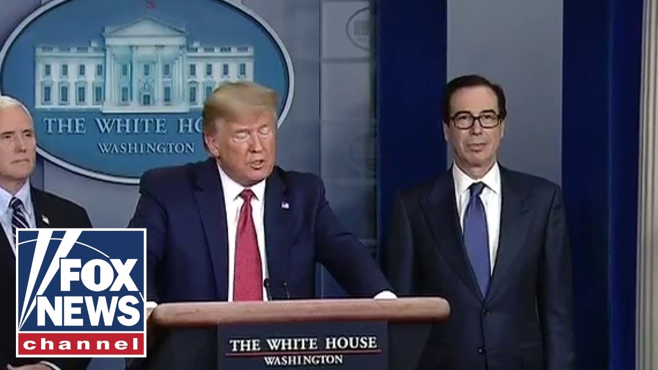 Mnuchin joins Trump, Coronavirus Task Force in briefing