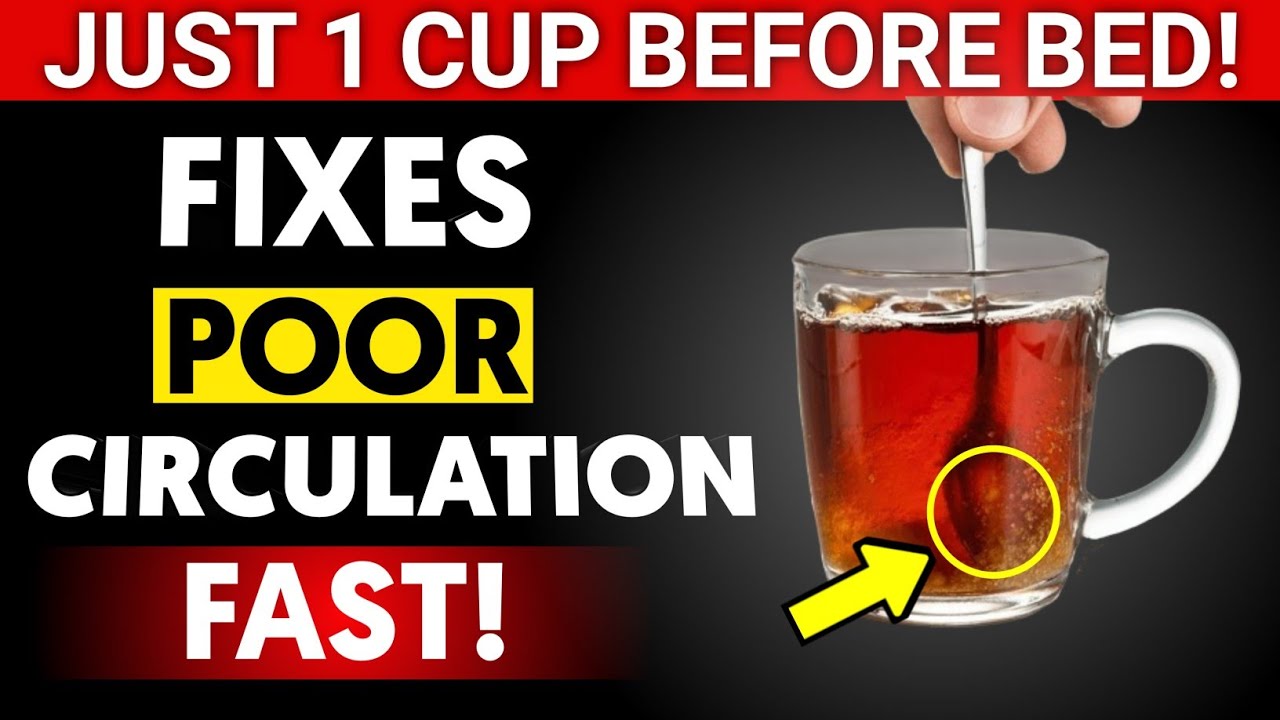 Over 60? Drink THIS to Increase Blood Flow in Legs Fast (Senior Health Tips)