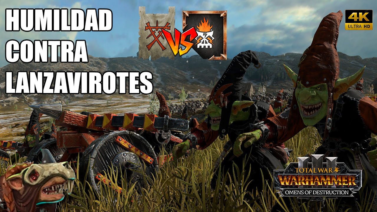"HUMILDE TRETCH CONTRA ASTRAGOAT" SKaven vs Enanos del Caos PVP Batalla Total War Warhammer 3 