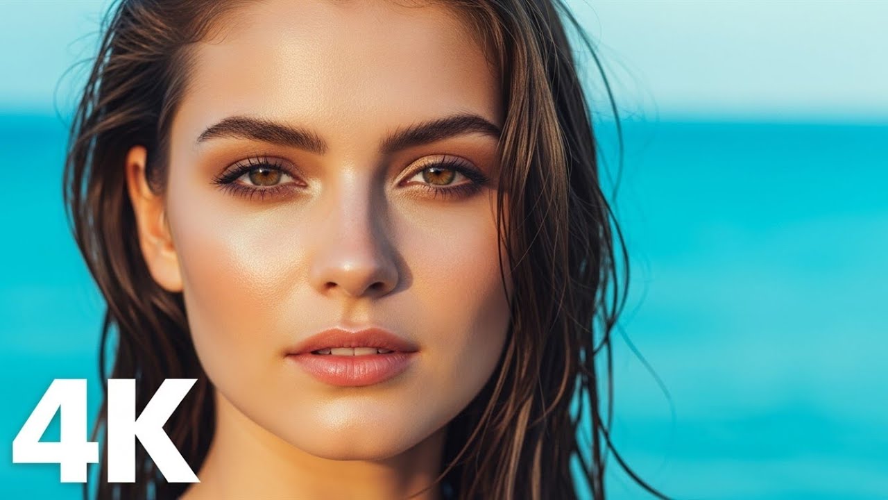 Summer Beach Deep House Lounge for Ocean Evenings 2025 🌊 Chill Mix UHD