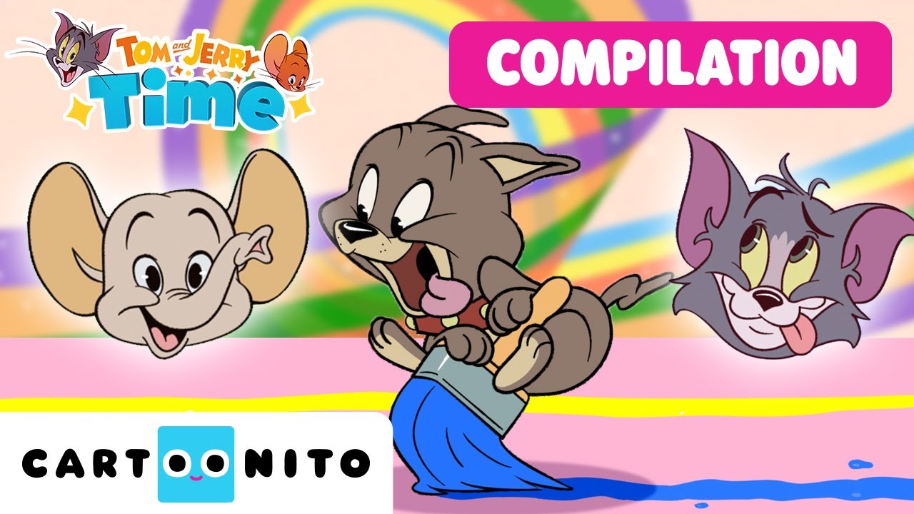 Learn Your Colours Song! 🎨🎶 | Compilation | Learning with Tom & Jerry Time | @cartoonito