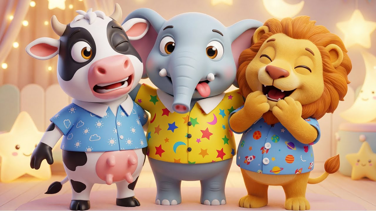La Vaca Baila con Energía 🐮🎶 Canciones Infantiles en Español  Música para Bebés 3D