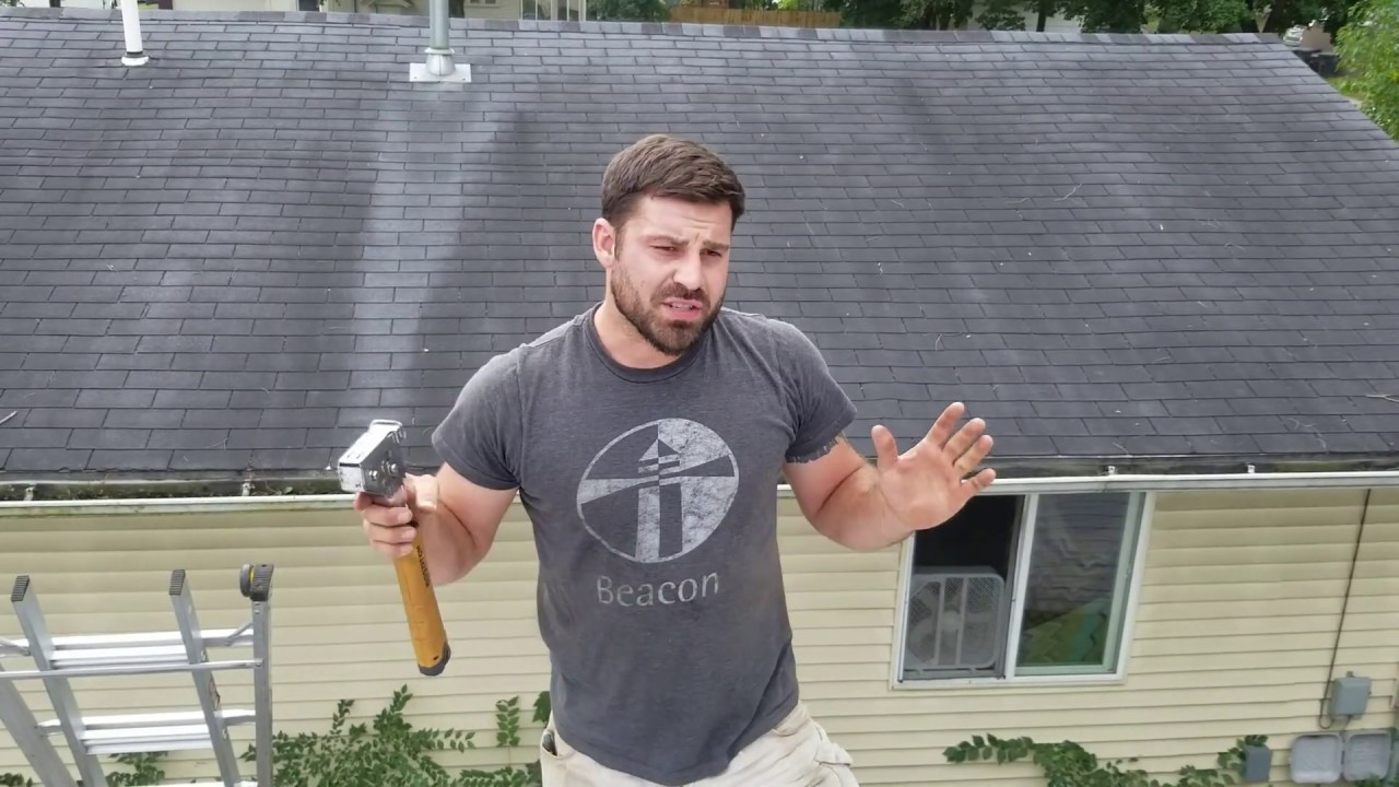 One Day Roof in South Bend (Tear Off by Hand, Synthetic Felt & Ice Shield Tips)