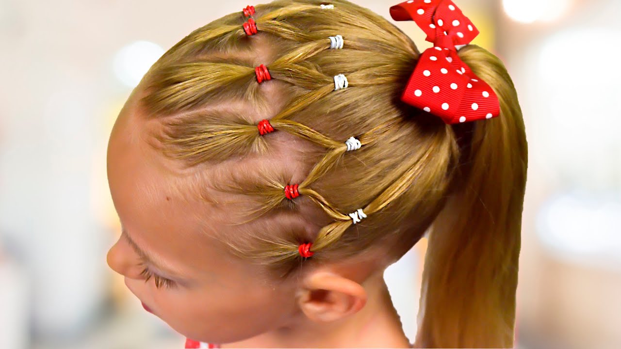 MUST HAVE Ponytail Style with Hair ELASTICS and Hair TIE | 2024 Hairstyles for Girls