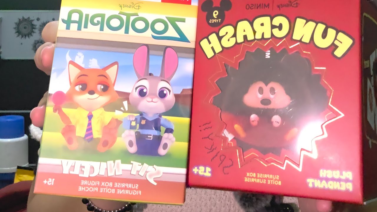 Part 2 Unboxing Blind Box Miniso Fun Crash #miniso #toptoy #blindbox #mikeymouse #zootopia #figure 