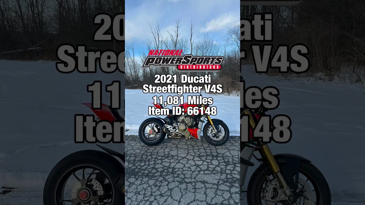 Мотоцикл дня: Ducati Streetfighter V4S 2021 года