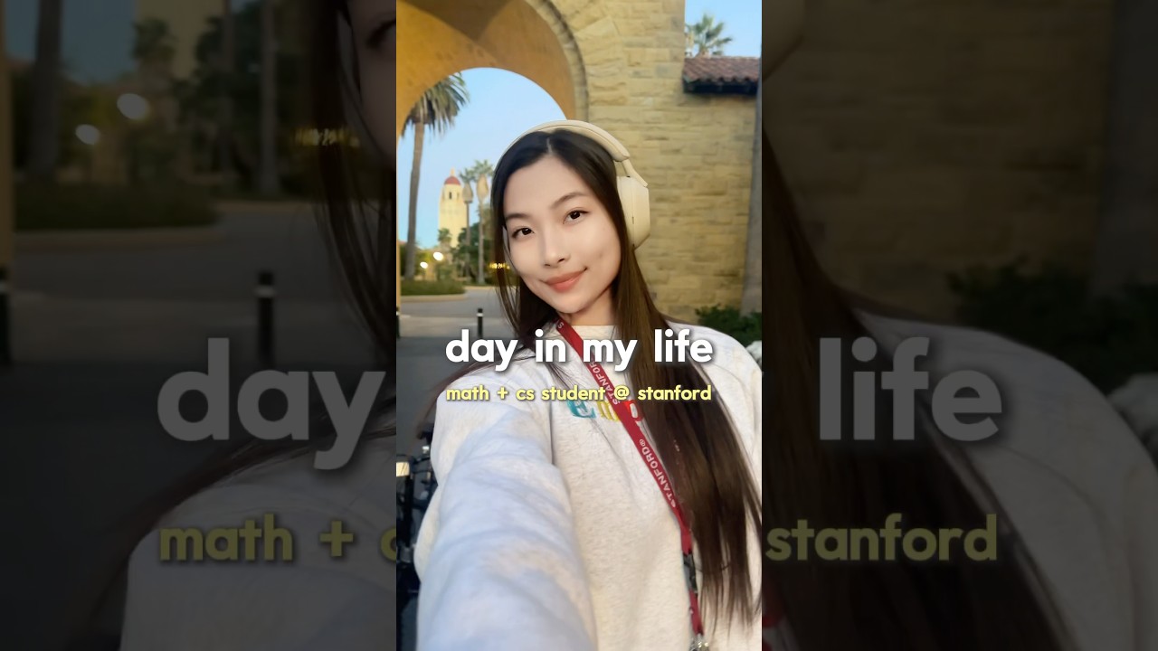 Day in the Life of a Stanford Math + CS Student 💫 #college #vlog#studywithme#productivity#studytips