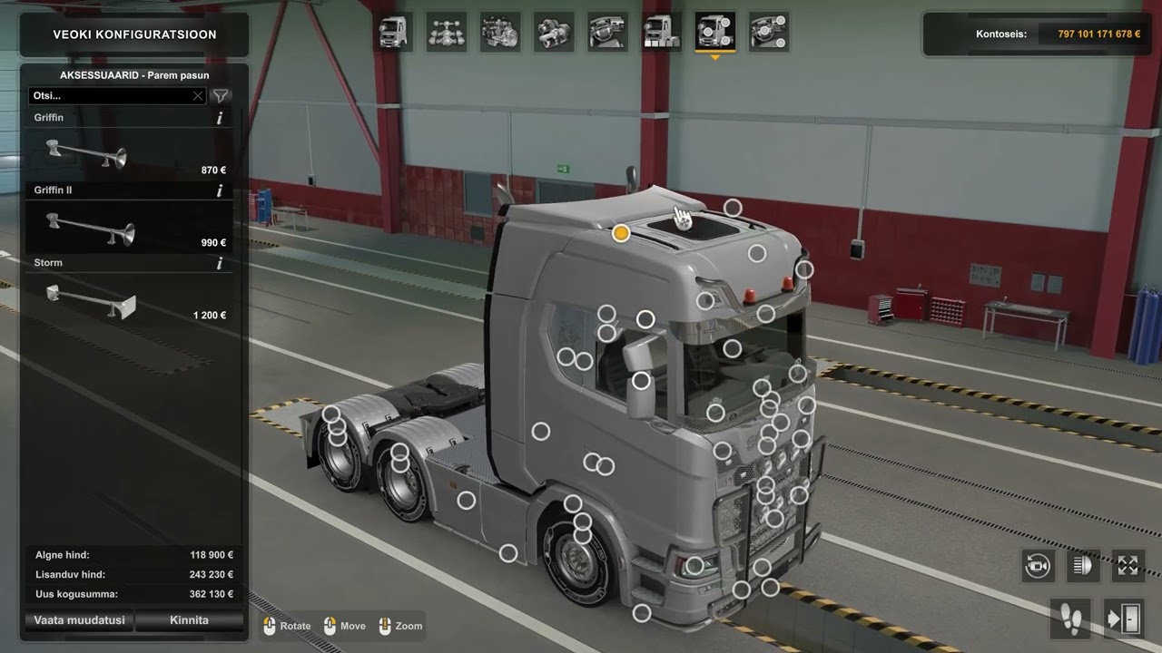 Tuning Scania S with DLCs
