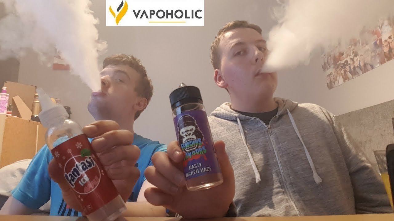 Vapoholic Review | Nasty Wicked Haze and Fantasi Apple Ice | UK Eliquid | Vape NaYsH 4 Life Reviews