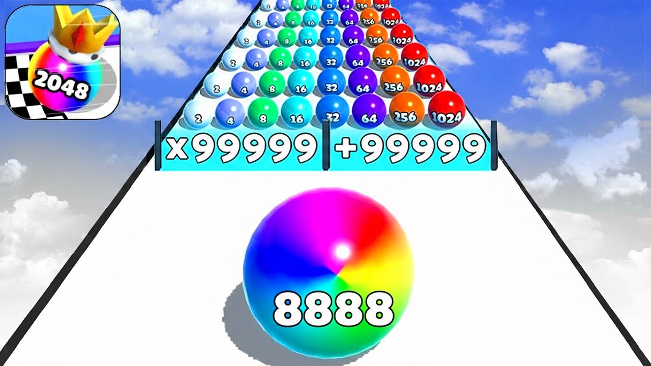 New Satisfying Mobile Game Latest Update Freeplay Ball Run 🔥😱 All Levels Unlocked! 4K Ultra HD