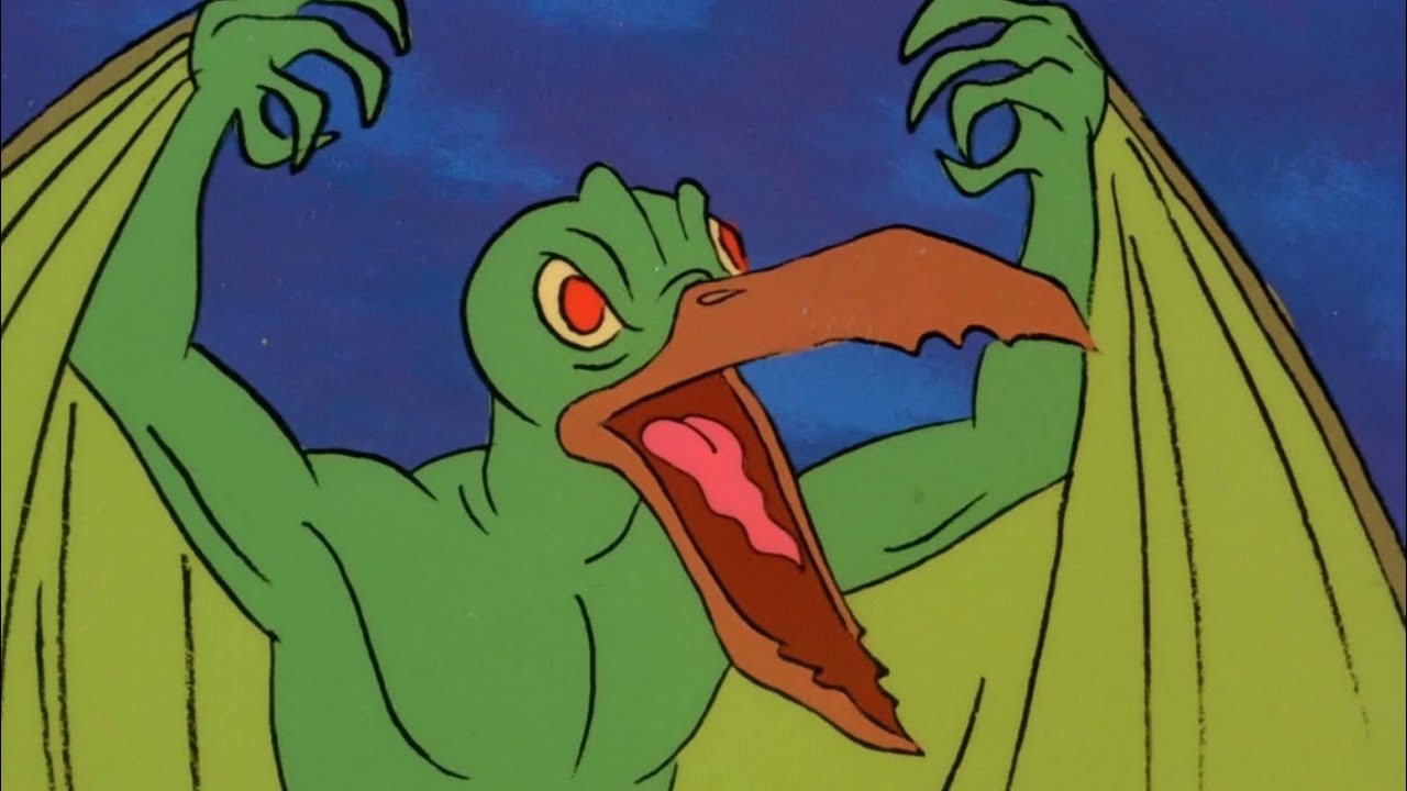 Pterodactyl Ghost - All Skills from The Scooby-Doo Show