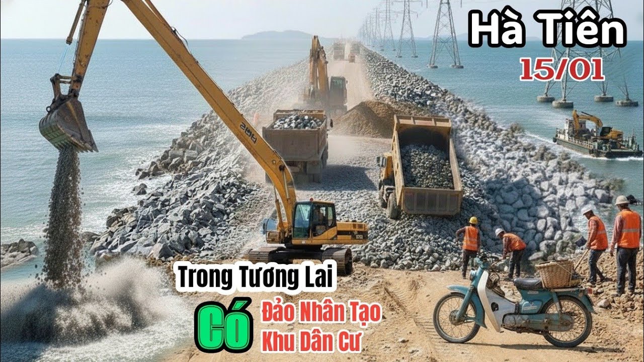 Đường Vượt Biển Hà Tiên-Dự Kiến Sẻ Có Đảo Nhân Tạo Cách Đảo Hải Tặc 5Km
