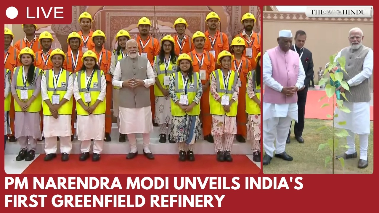 Prime Minister Narendra Modi dedicates India's first greenfield refinery in Balotra