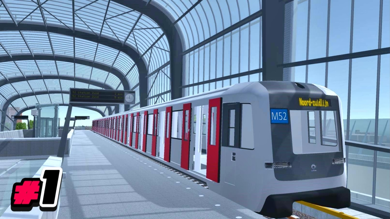 Playing Noord/Zuidlijn, The Game #1 (Amsterdam Metro Sim - North/South Line)