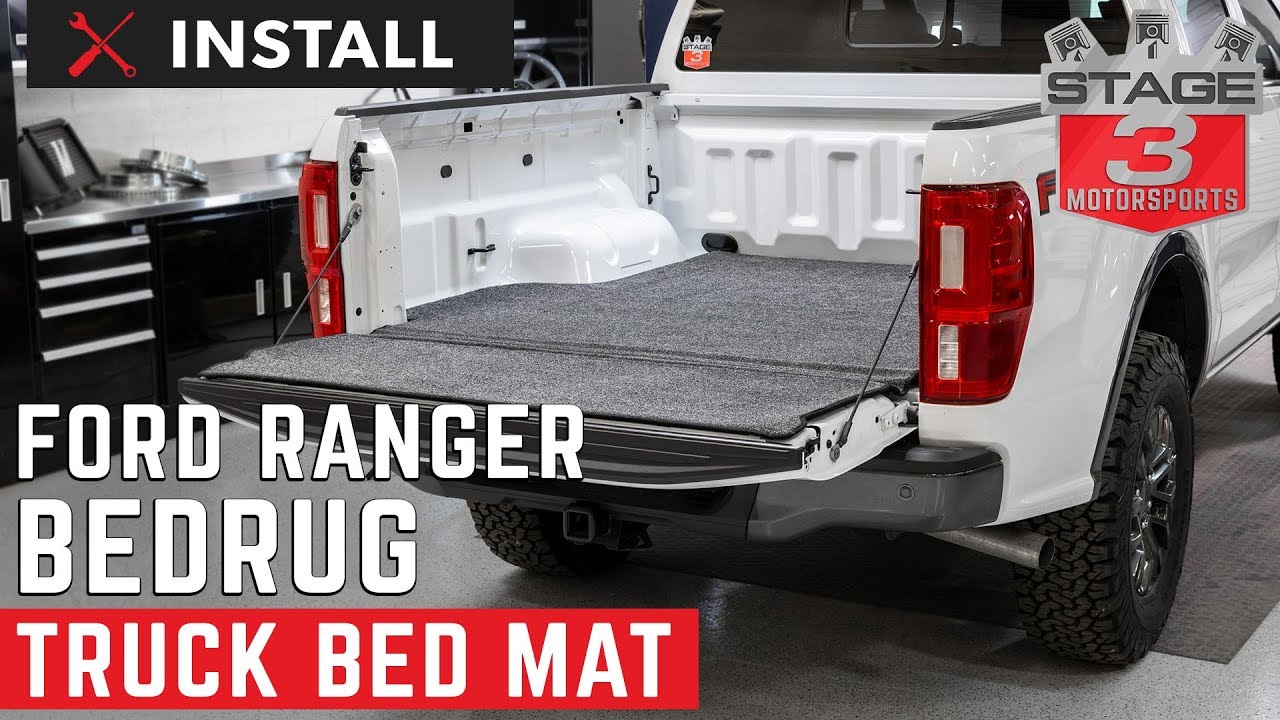 2019-2020 Ranger BedRug XLT Truck Bed Mat (5 Ft. Bed) Install