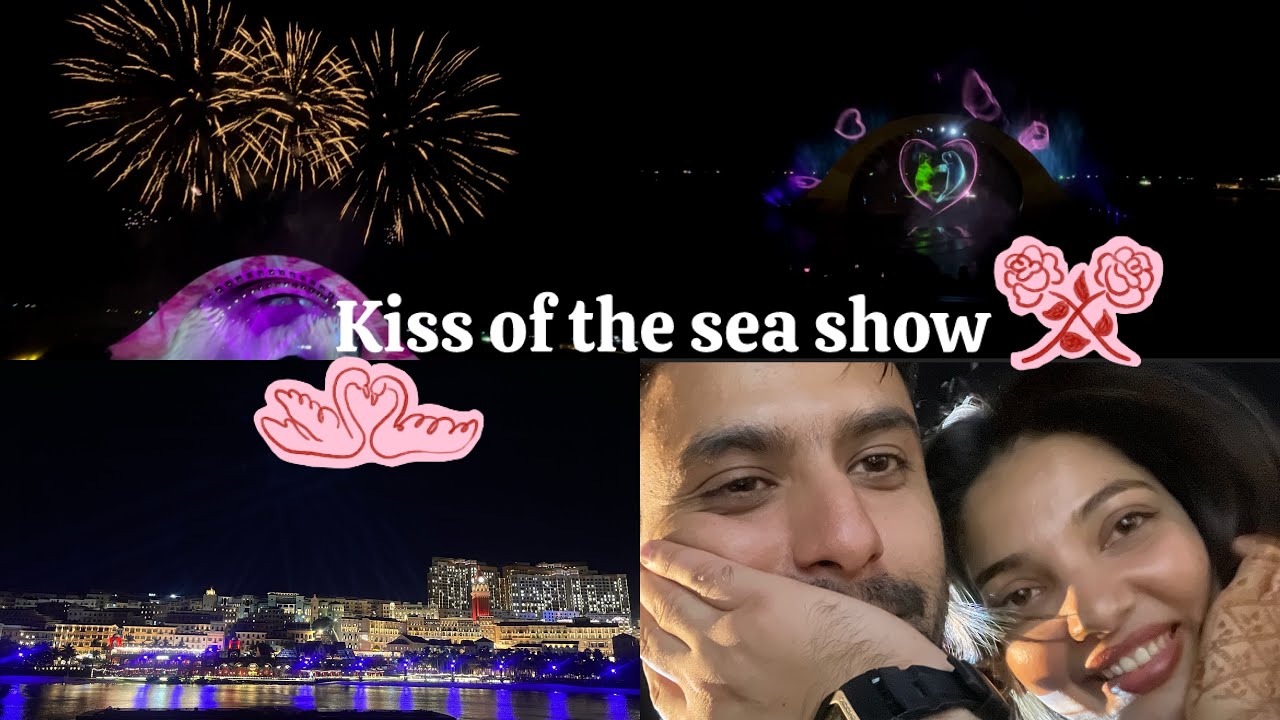 Kiss of the sea show Phu Quoc | Vietnam series | Sunset town | World’s longest sea cable car #vlog