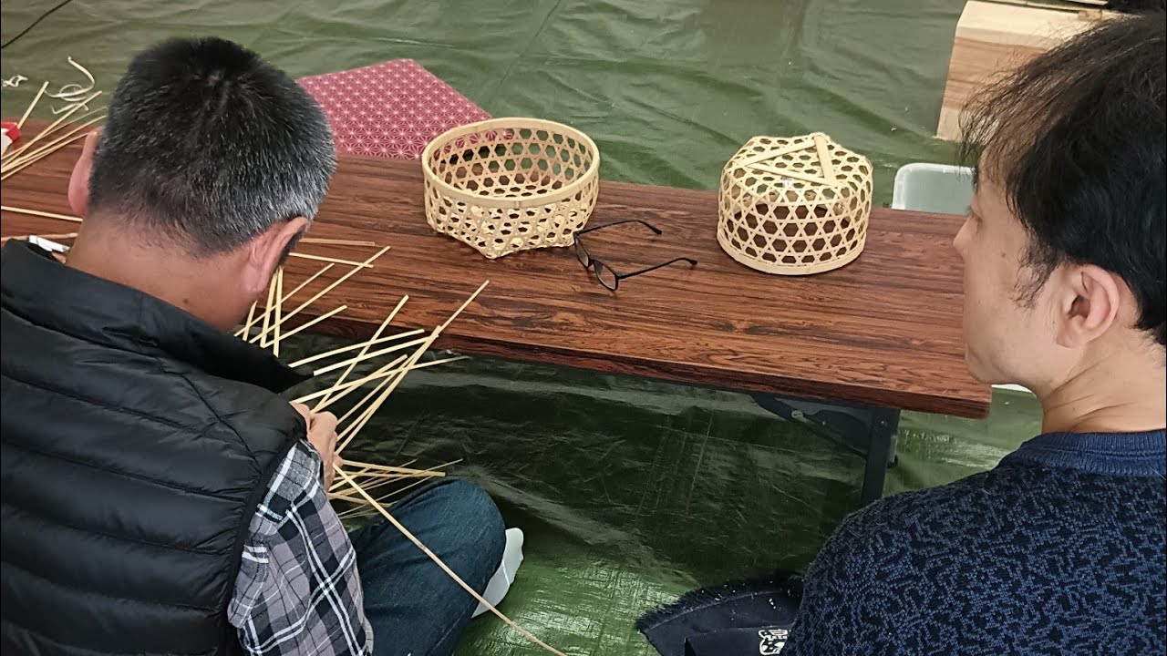 【六ツ目編み盛り籠〜立ち上げ時の編み方とコツ】　　