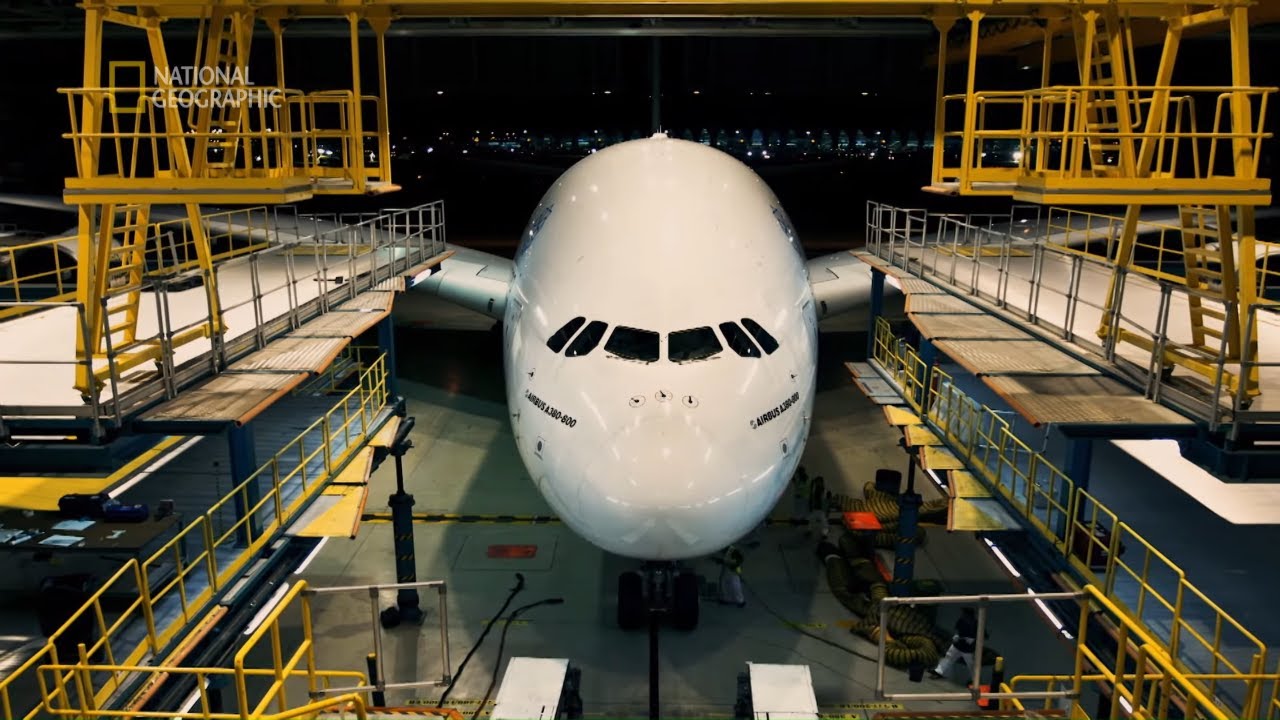 Zobacz jak serwisuje się największe samoloty pasażerskie [Megalotnisko w Dubaju]