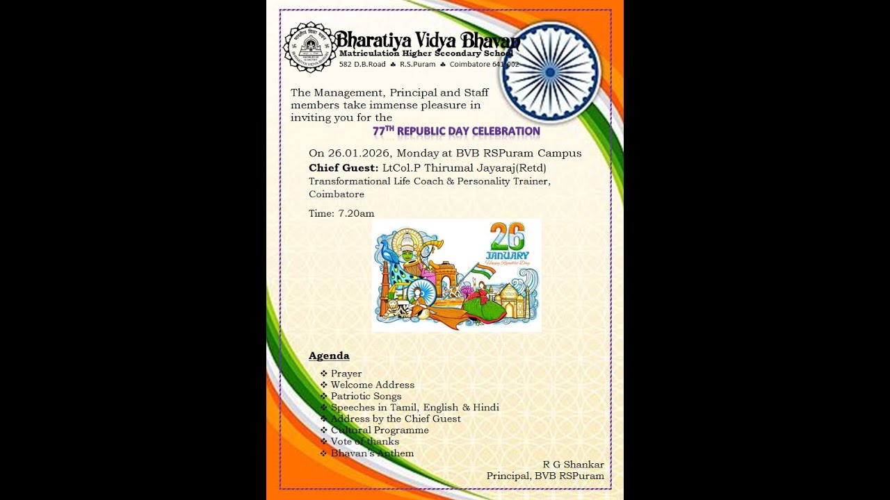 BVB RSPURAM REPUBLIC DAY CELEBRATION ON 26.01.2026