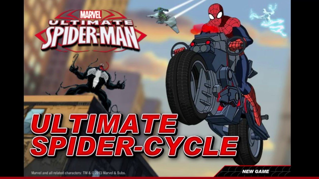 Marvel Spiderman - Ultimate Spider cycle Episode 1 - Fun Baby Fun Fun