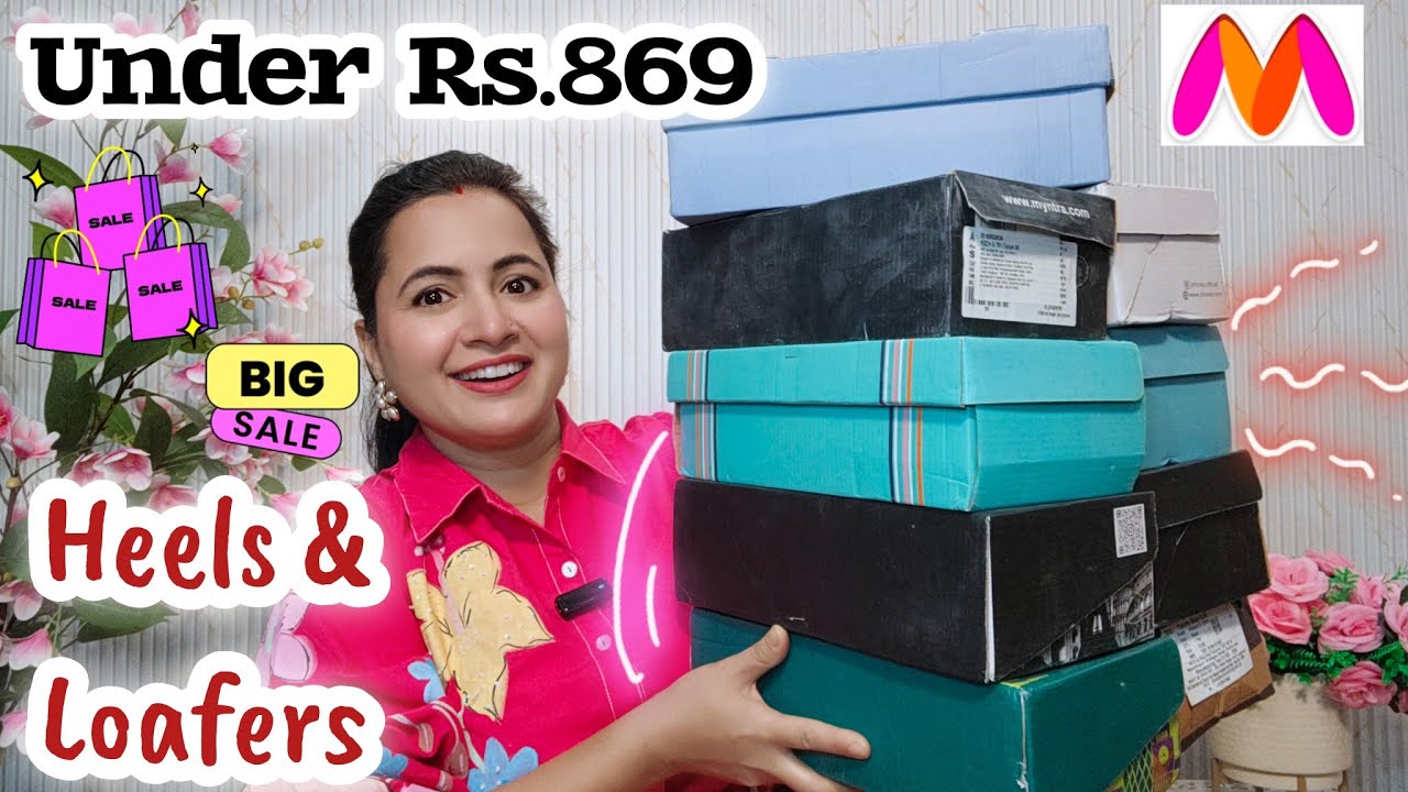 Myntra Heels & Loafers Haul 💕 | Heels ,Loafers , Flats | Neema's Corner 