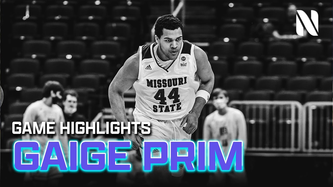 Gaige Prim 28 PTS, 15 REB, 3 AST Missouri State Bears vs Southeast Missouri Red Hawks | Low Post ⭐️