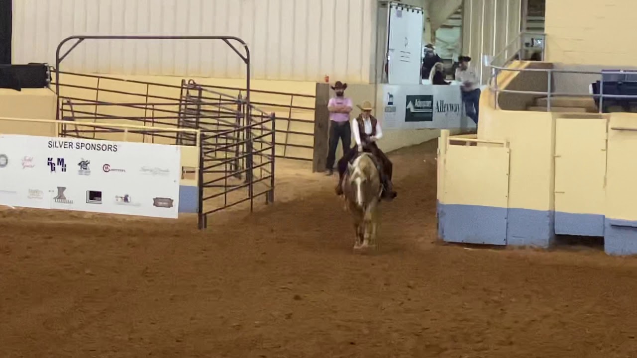 Kodi Anderson and He’s Breakin Hearts AQHA World Show Amateur Ranch Riding Prelims