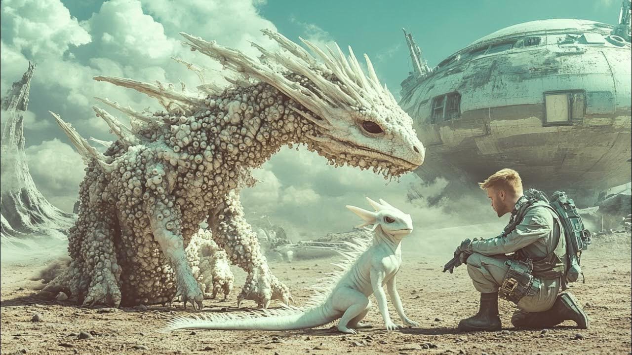 Sie brachte ihre kranke, mit Millionen von Seepocken übersäte Albino-Drachenmutter ..........