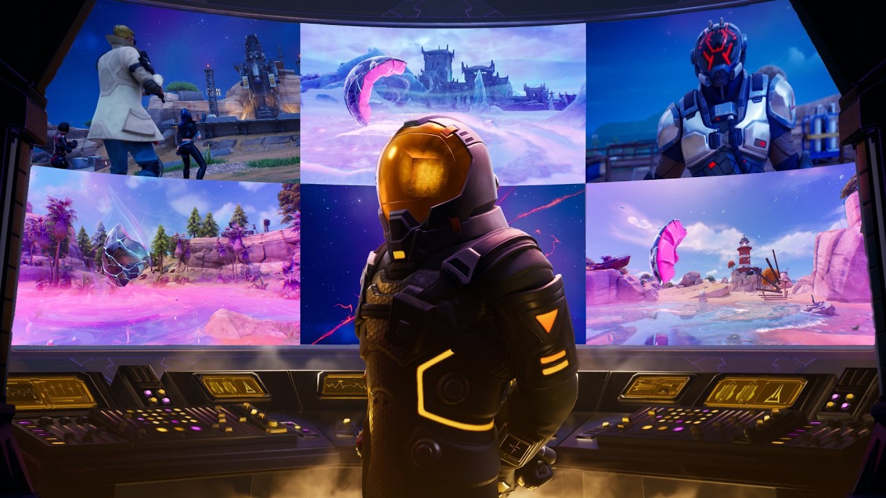 Fortnite: THE VISITOR IS BACK! RE-WATCHING LIVE EVENT! FOUNDATION'S MK-SEVEN AR BACK!
