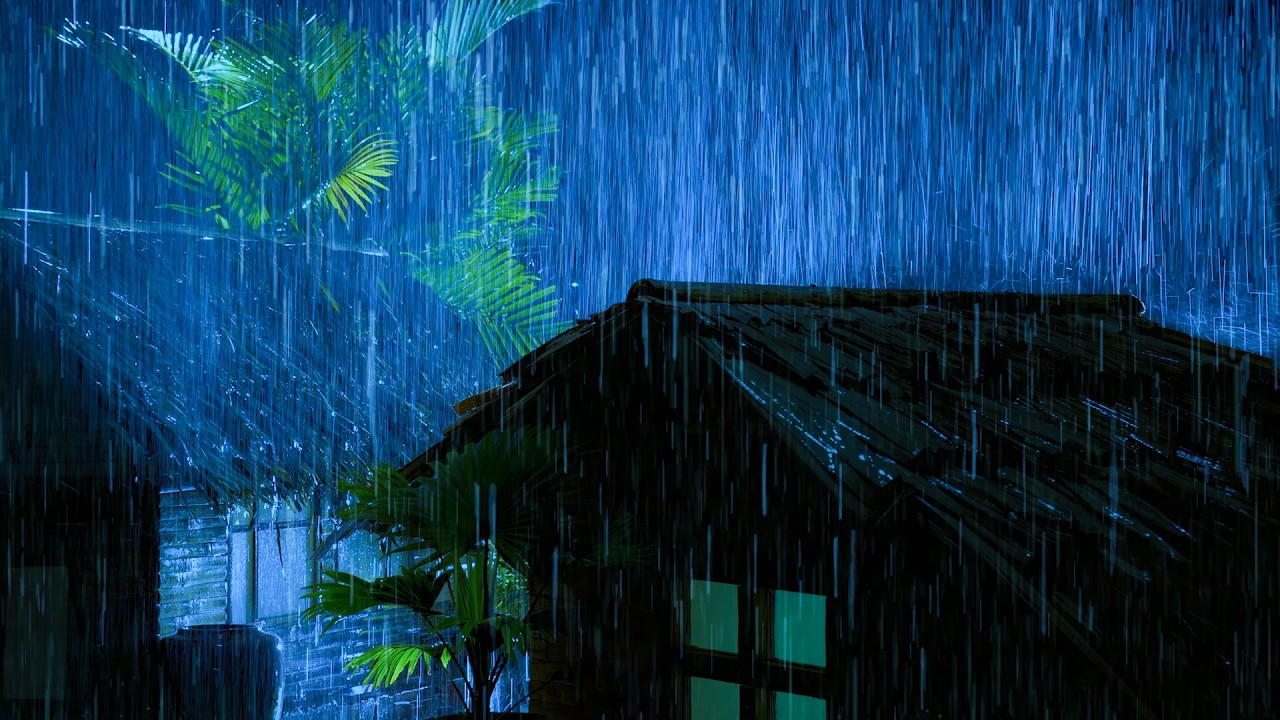 Beat Stress & Fall Asleep in 3 Minutes – Relaxing Rain & Thunder on a Stormy Night