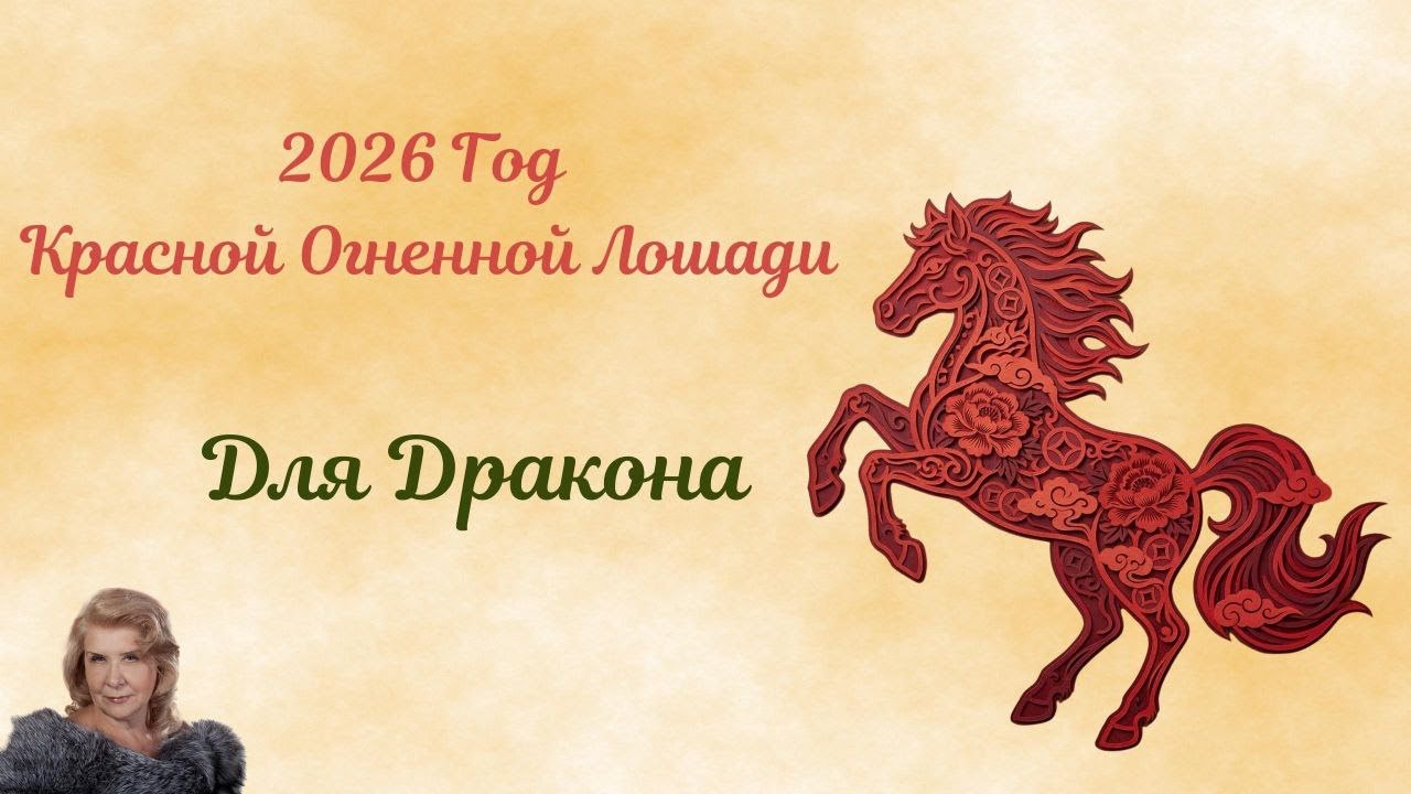 2026 год Огненной Лошади для Дракона