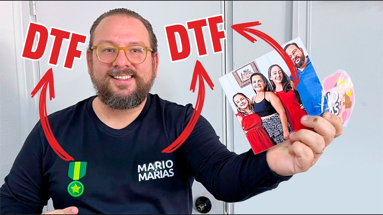 DTF - Conheça os detalhes desta técnica revolucionária. Personalizar Camiseta Algodão Preta.