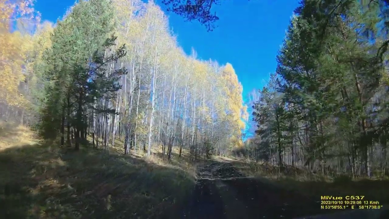 Проезд вдоль Малиновок от Чёрновки до Кузгун-Ахмерова. 10.10.2022.