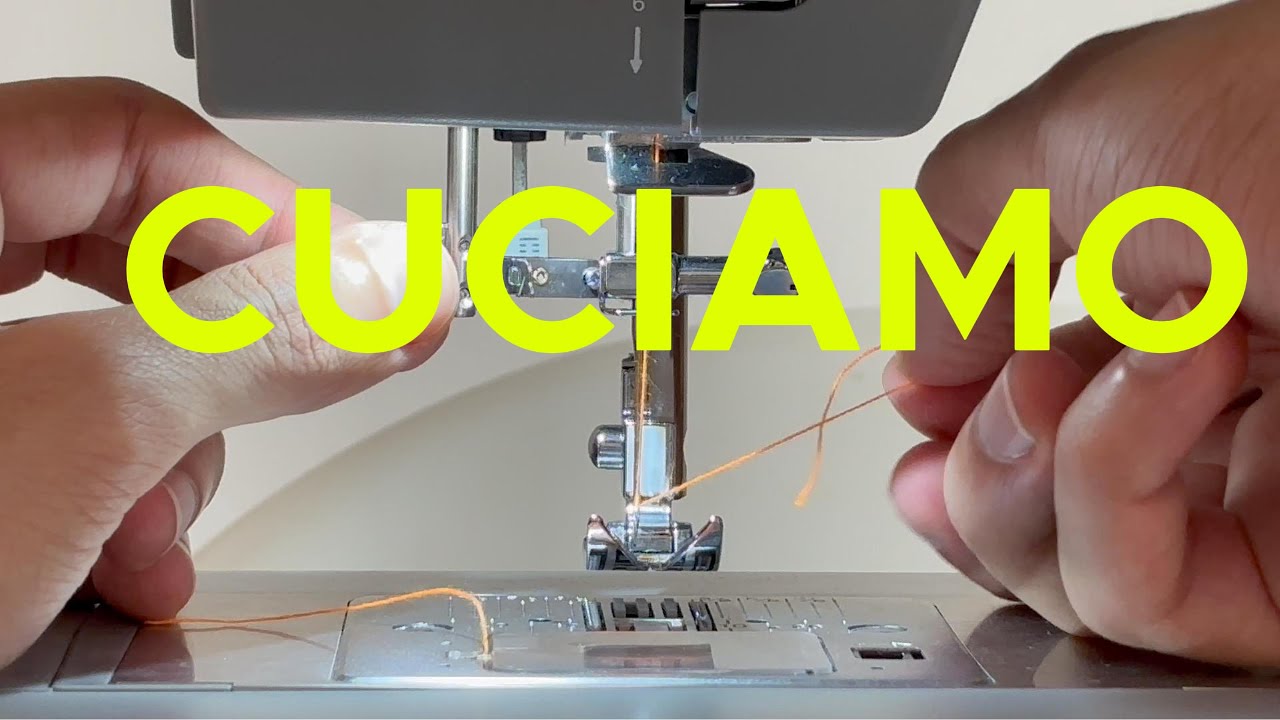 Iniziamo finalmente a cucire! | Come infilare una macchina da cucire ed iniziare un nuovo progetto